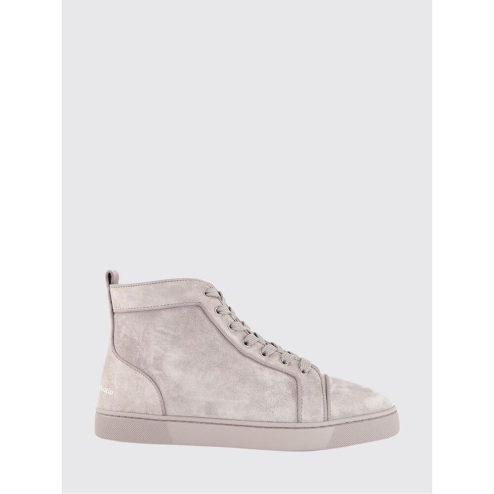 Christian Louboutin Men Christian Louboutin Louis Canopy Suede High-Top Sneakers